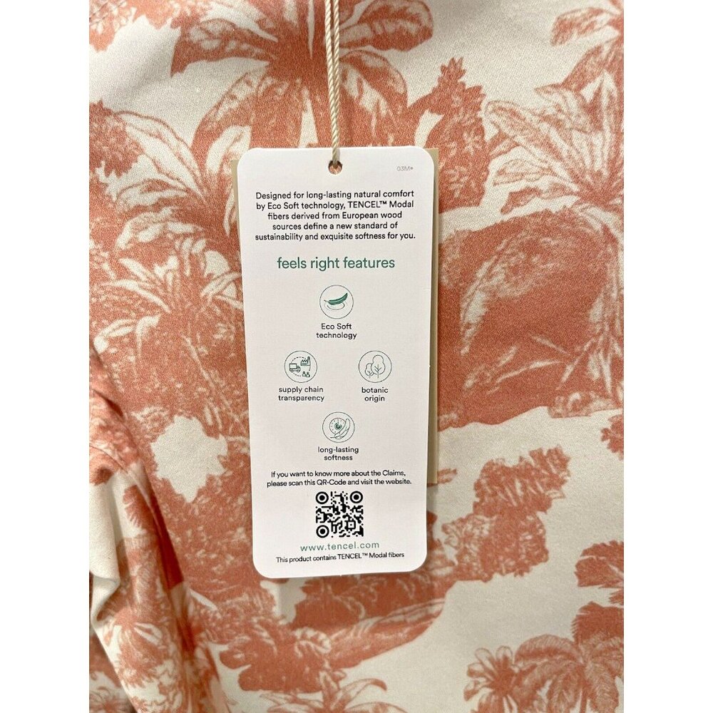 ELIE TAHARI Skinny Ankle Womens Pant White Blush Tropical Floral Tiger Havana 8 - Picture 6 of 7